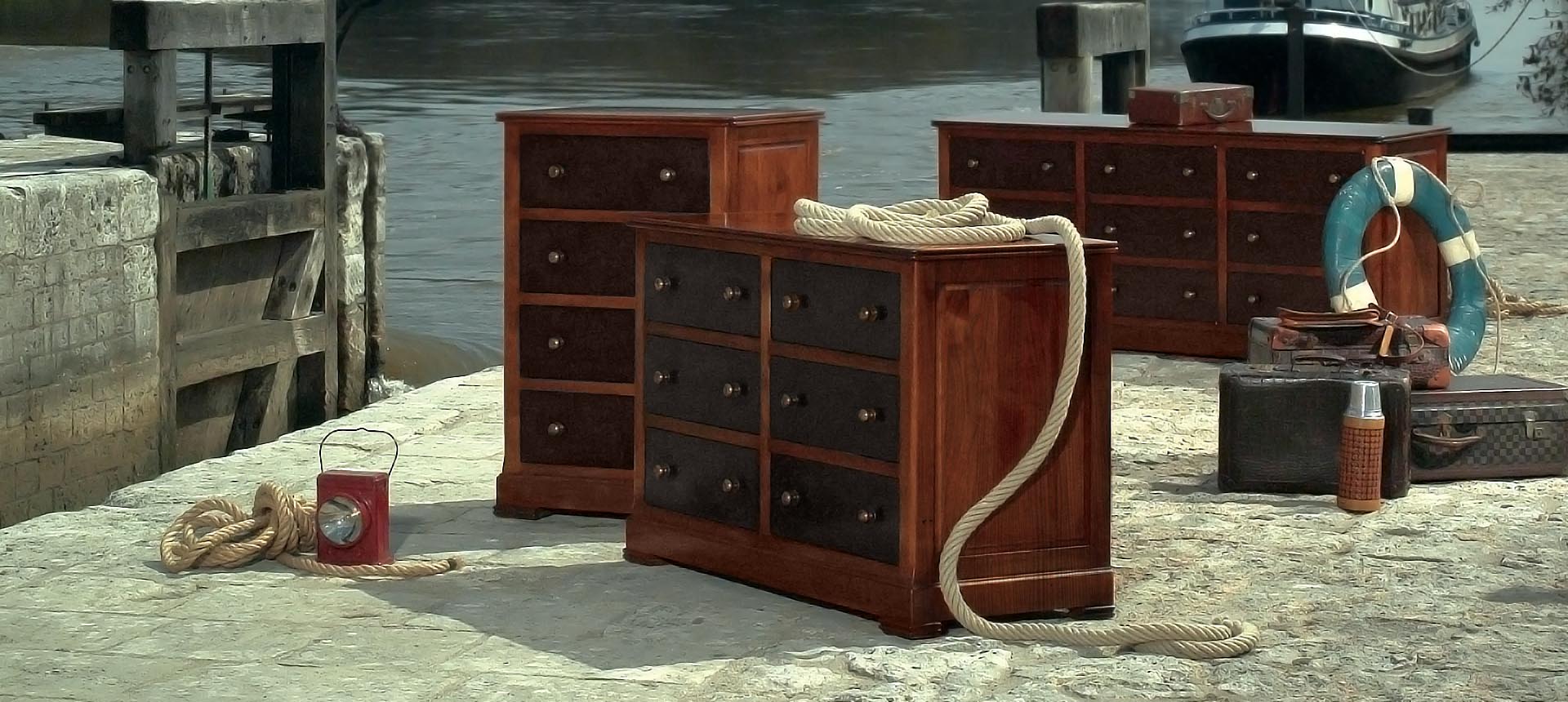 Commode America's Cup par Félix Monge